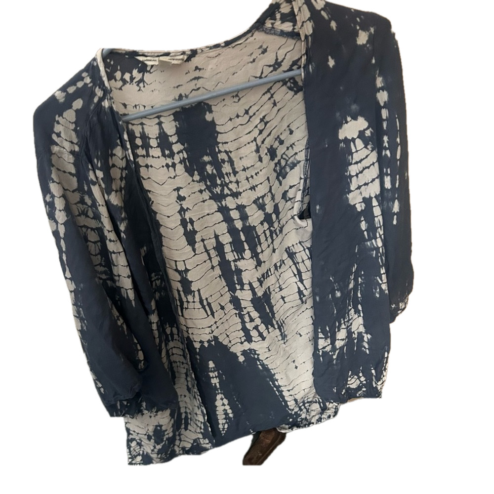 American Eagle Outfitters Tie-Dye Open Front Kimono Cardigan - Picture 6 of 6